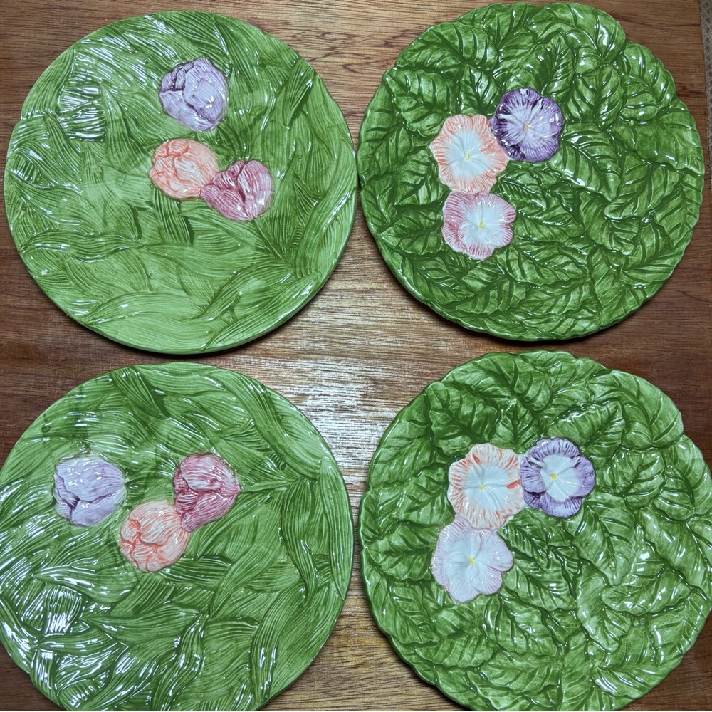 Set of Four Vintage 90’s CBX2 Cabbage Plates!